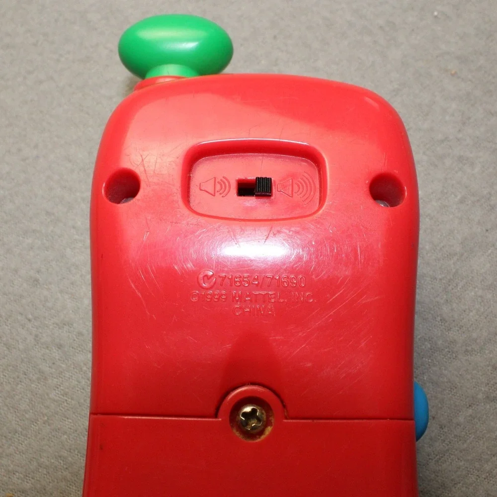 Fisher-Price Toy Phone 1999 Musical Light Up Remote Vintage Y2K Kid Tested Works